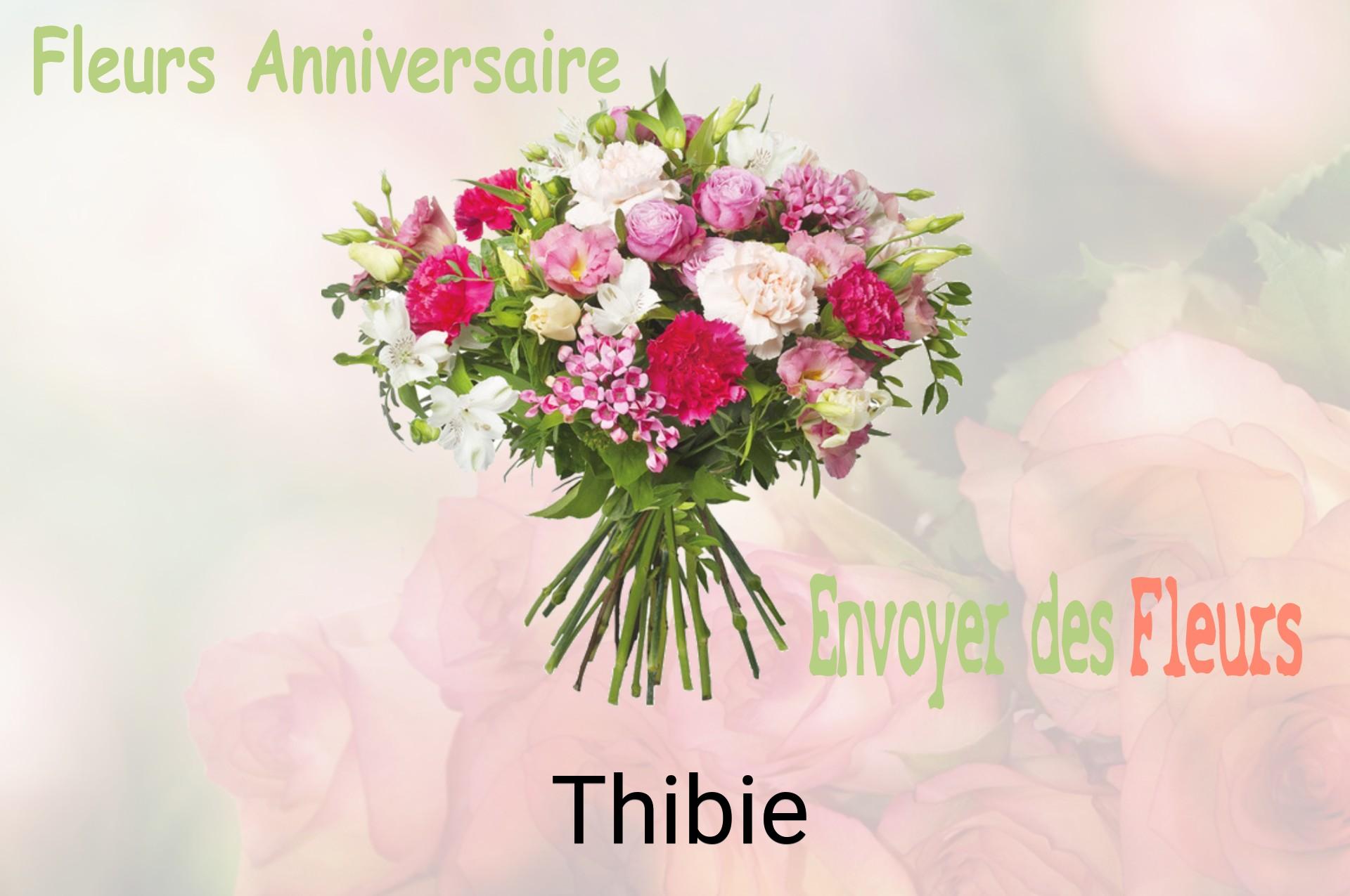 Bouquet de fleurs d’anniversaire livré à Thibie